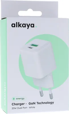 Produktbild von alkaya NEXUS-Laderät mit GaN-Technologie weiss - 20.000 W