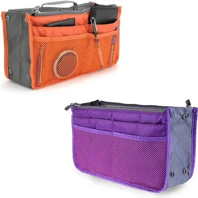 Image de Petite trousse de voyage, 13 compartiments, multicolore, trousse à maquillage