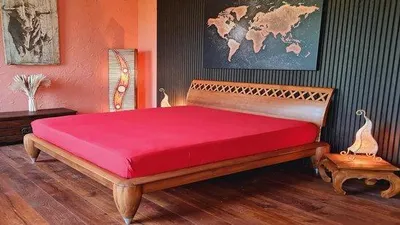 Productafbeelding van Famanu spreihoes voor waterbed en boxspringbed - 170 g/m², 100% jersey katoen, gecertificeerd volgens