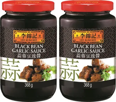 Produktbild von Doppelpack LEE KUM KEE Schwarze Bohnen Knoblauch Sauce (2x 368g) | Black Bean Garlic Sauce