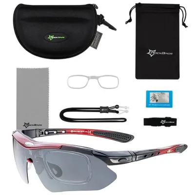 Produktbild von Rockbros Fahrradbrille 10141 Photochromic Uv400 - Rot