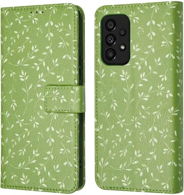 Obrázok produktu pre imoshion Designová knižnica pre Samsung Galaxy A53 - Green Flowers