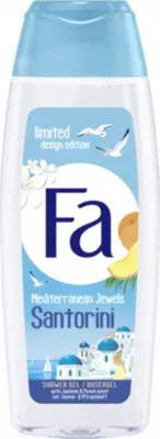 Produktbild von Fa - Duschgel - Mediterranean Jewels Santorini - Erfrischend & Feuchtigkeitsspendend - Beruhigend - 250 ml - 1 Stück