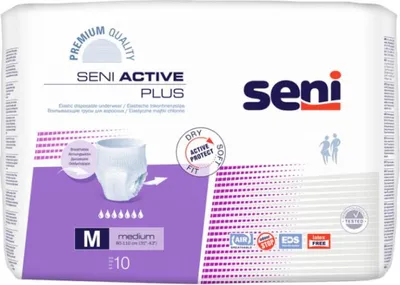 Image de Seni Active Plus XL - 16 paquets de 10 protections
