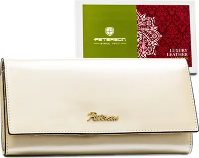 Produktbild von Peterson Ledergeldbörse PTN 1N-409-6693 Pearl