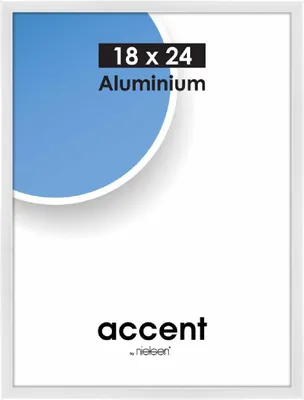 Zdjęcie produktu dla Ramka aluminiowa Nielsen Accent 18x24 cm biały połysk
