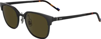 Image de Lunettes de soleil pour hommes Zeiss ZS24546S, couleur marron mat, dimensions 53/20/145