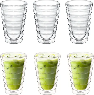 Image de Wilmax Verre isotherme à double paroi 250 ml, lot de 6 WL-888416/A6