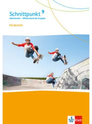 Obrázok produktu pre Schnittpunkt Mathematik 9. Förderheft mit Lösungsheft Klasse 9. Differenzierende Ausgabe ab 2017