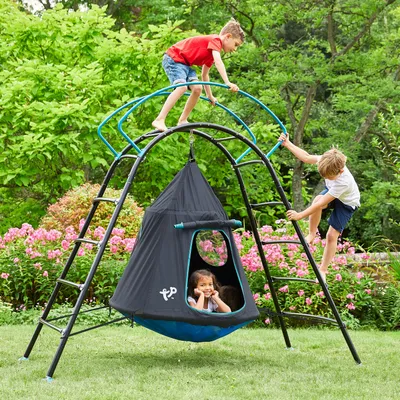 Zdjęcie produktu dla TP Toys wiszący fotel i drabinka "Ufo" czarny