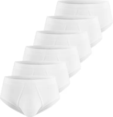 Produktbild von ESGE 6er Pack - Feinripp Slip mit Eingriff Ohne Seitennähte, Feinripp Slip mit Eingriff, 100 % Baumwolle