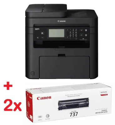 Zdjęcie produktu dla Canon i-SENSYS MF237w, Laser, Drukowanie mono, 1200 x 1200 DPI, Kopiowanie mono, A4, Czarny