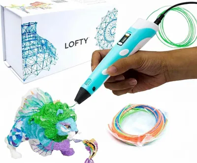 Produktbild von Der 3D Stift, 3D-Stift, 3D Drucker Stift, 3D Stift Set, Mit 15 Farben Kinder Set, Kindergeschenk