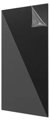 Acrylplatte 30x20 cm, 3 mm, transparent schwarz, 1 St.