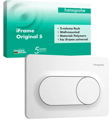 Produktbild von HANSGROHE 66002700 Betätigungsplatte iFrame Original S