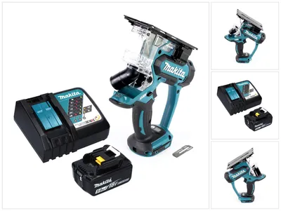 Produktbild von Makita DSD 180 RT1 Akku Gipskartonsäge 18 V + 1x Akku 5,0 Ah + Ladegerät