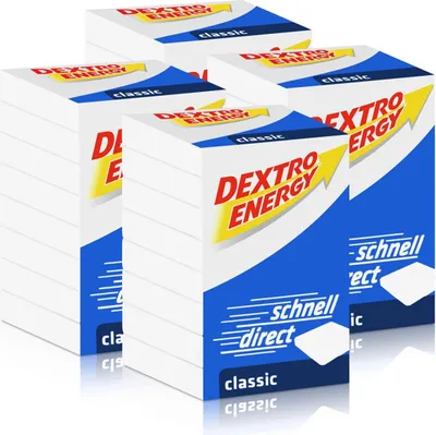 Produktbild von Dextro Energy Traubenzucker Classic 46g (4er Pack)