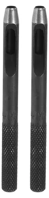 Produktbild von Lochzange Lochstanze Lederlochzange - Rund - 4 mm - Kohlenstoffstahl - 2 Stück - Schwarz