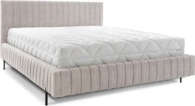 Produktbild von Bett mit Bettkasten 180x200cm Beige