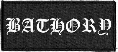 Immagine prodotto di Bathory - Logo - Toppa cucita PH4321 (taglia unica) (nero/bianco)