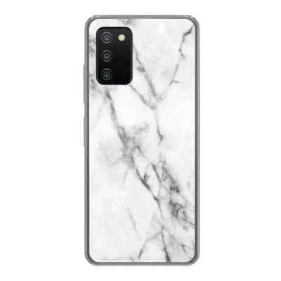 Produktbild von MuchoWow® Handyhülle Schutzhülle Hülle für Samsung Galaxy A03s Marmor - Luxus - Weiß Silikon Softcase Handy Hülle - Schutz