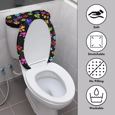 2 Stück Niedliche WC-Sitzbezüge und, Hauptbild