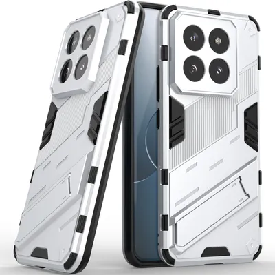 Obrázek produktu pro Pouzdro pro Xiaomi 14 Pro Hybridní PC TPU Nárazuvzdorné Ochranné Pouzdro s Funkcí Stojanu Pomerančový