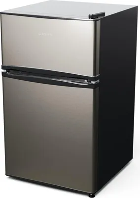 Produktbild von Klarstein Big Daddy - Kühlschrank mit Gefrierfach, Kühl Gefrierkombination, fridge leise, LED, Fassungsvermögen: 86 Liter, Kühlschrank: 61 Liter, Gefrierschrank: 25 L, silber