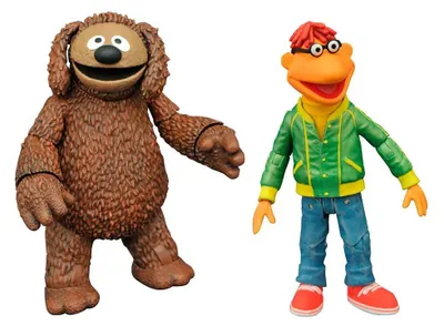 Produktbild von Diamond Select Toys - The Muppets Scooter & Rowlf - 13 cm