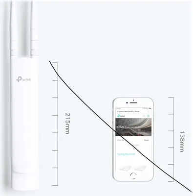 Immagine prodotto di TP-Link Omada WL-AP Access Point EAP110-Outdoor (300MBit/POE