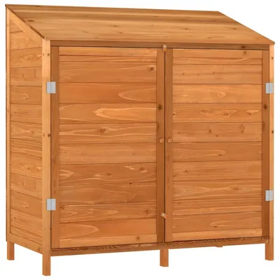 Produktbild von vidaXL Geräteschuppen Braun 102x52x112 cm Massivholz Tanne