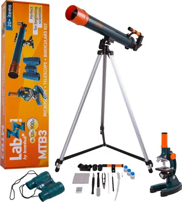 Immagine prodotto di Set di microscopio, telescopio e binocolo Levenhuk LabZZ MTB3