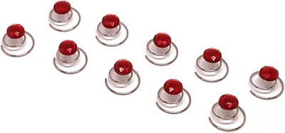 Produktbild von 10 rote Strass-Curlies als Braut- und Haarschmuck