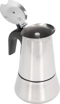 Obrázek produktu pro Velkokapacitní Moka konvice z nerezové oceli pro domácnost2 Cup 100ml