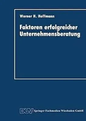 Obrázek produktu pro Faktoren erfolgreicher Unternehmensberatung