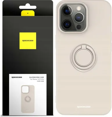 Immagine prodotto di SPACECASE Custodia ad anello in silicone per iPhone 13 Pro Beige