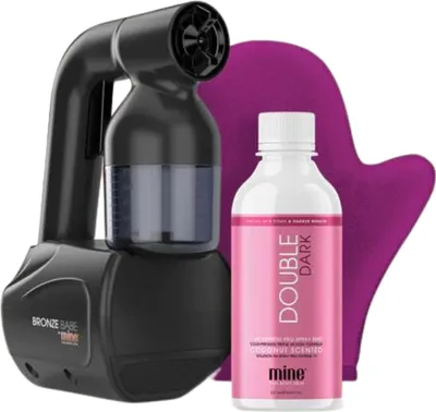 Produktbild von MineTan Bronze Babe Personal Spray Tan Kit Black - Portable At Home Spray Tan Machine with Spray Tan Solution