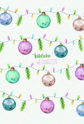 Produktbild von Weihnachten Grußkarte - Glückwunschkarte mit Umschlag