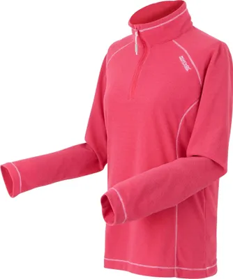 Productafbeelding van Regatta Great Outdoors fleece top Montes met 1/4 rits, model RG1953 (maat 44 EU), kleur marineblauw/zwart