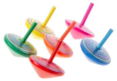 Image de Toupie en bois colorée Duckiez