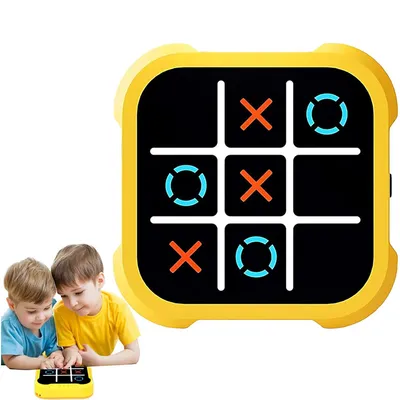Produktbild von Elektronisch Tic-Tac-Toe Bolt Spiel, 3-In-1-Puzzlespielkonsole, Zappelspielzeug-Brettspiele, Elektronisches Digitales Tic-Tac Toe-Spiel, Brettspiel