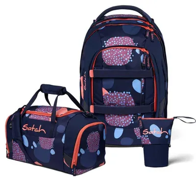 Produktbild von Satch Pack Coral Reef Schulrucksack Set 3tlg.