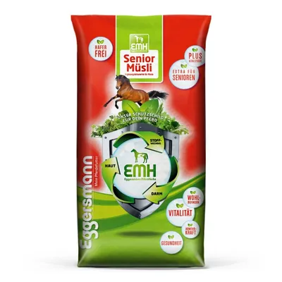 A bag of horse feed.