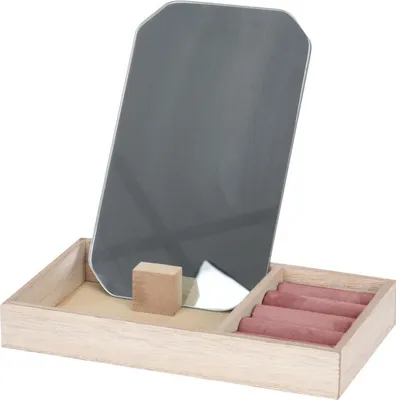 Obrázek produktu pro Šperkovnice se zrcadlem, růžová