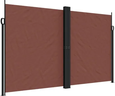 Produktbild von vidaXL Seitenmarkise Ausziehbar Braun 200x1200 cm