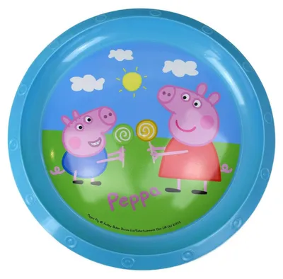 Produktbild von Plastikteller Ø22 für Kinder Disney Frozen oder Peppa Wutz