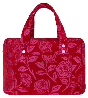 Imagen del producto de Oilily bolso de hombro Floraison Jacquard Clementine Carry All Bag Bougainville rojo