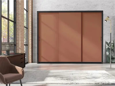 Produktbild von Kleiderschrank FRAMA II 255cm Sahara Schiebetürenschrank