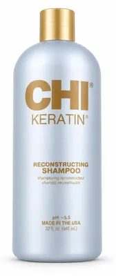 Imagen del producto de Champú reconstructor de keratina CHI de Farouk Systems, 946 ml