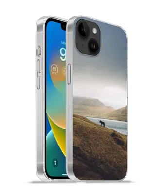 Produktbild von MuchoWow® Handyhülle Schutzhülle Hülle für Apple iPhone 14 Plus - Soft case Pferd - Berg - Landschaft Silikon Softcase Handy Hülle - Abbildung